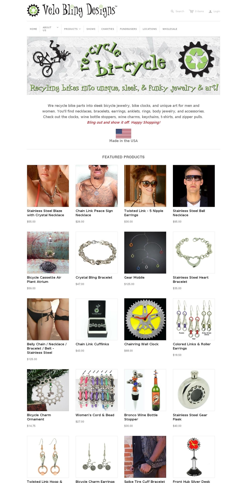veloblingdesigns.com shopify website screenshot