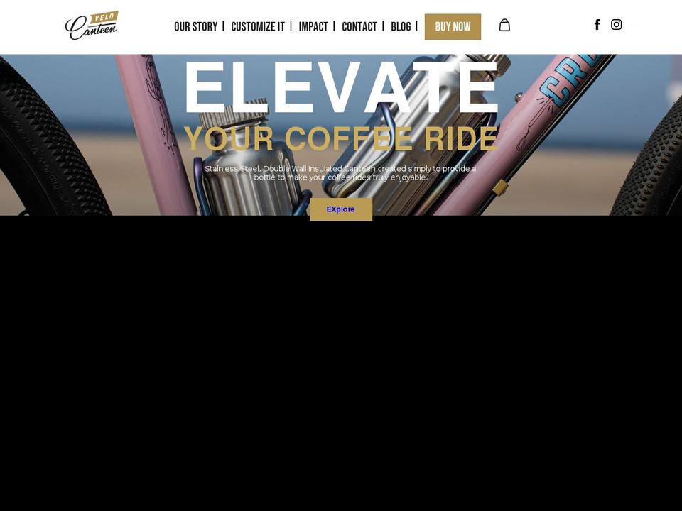 velocanteen.com shopify website screenshot