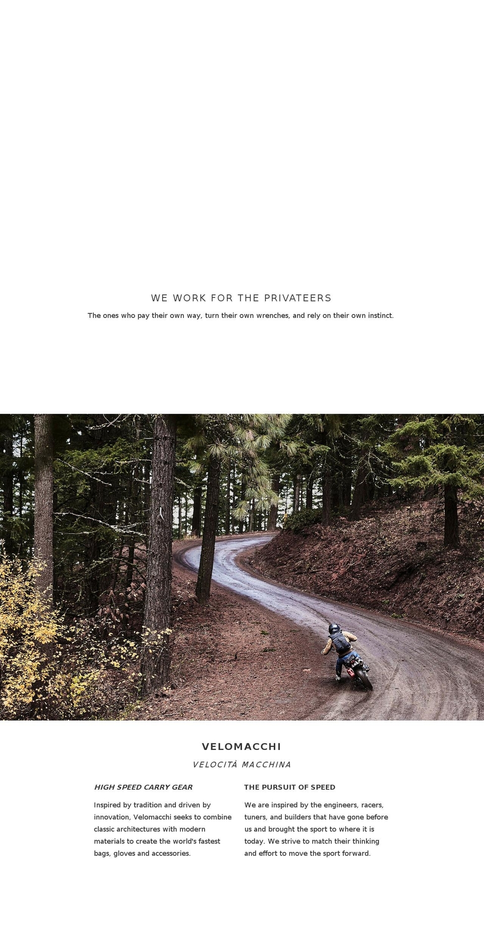 velomacchi.com shopify website screenshot