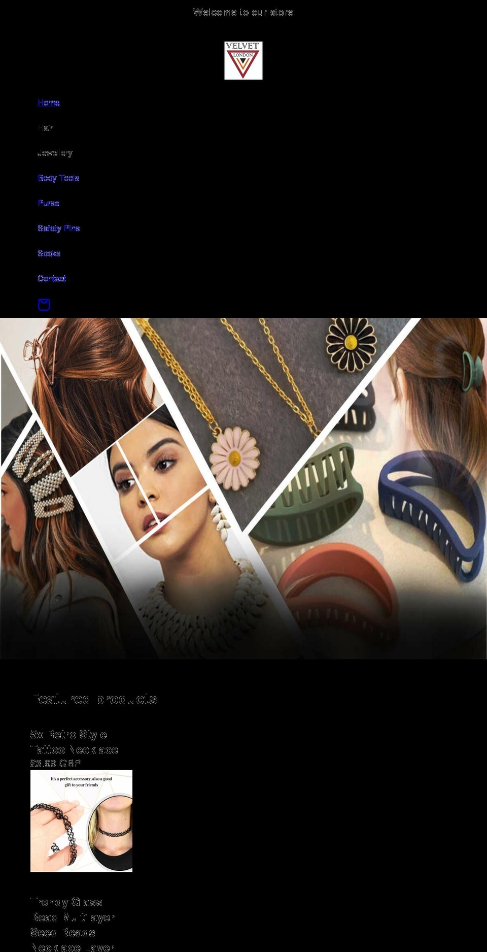 velondon.com shopify website screenshot