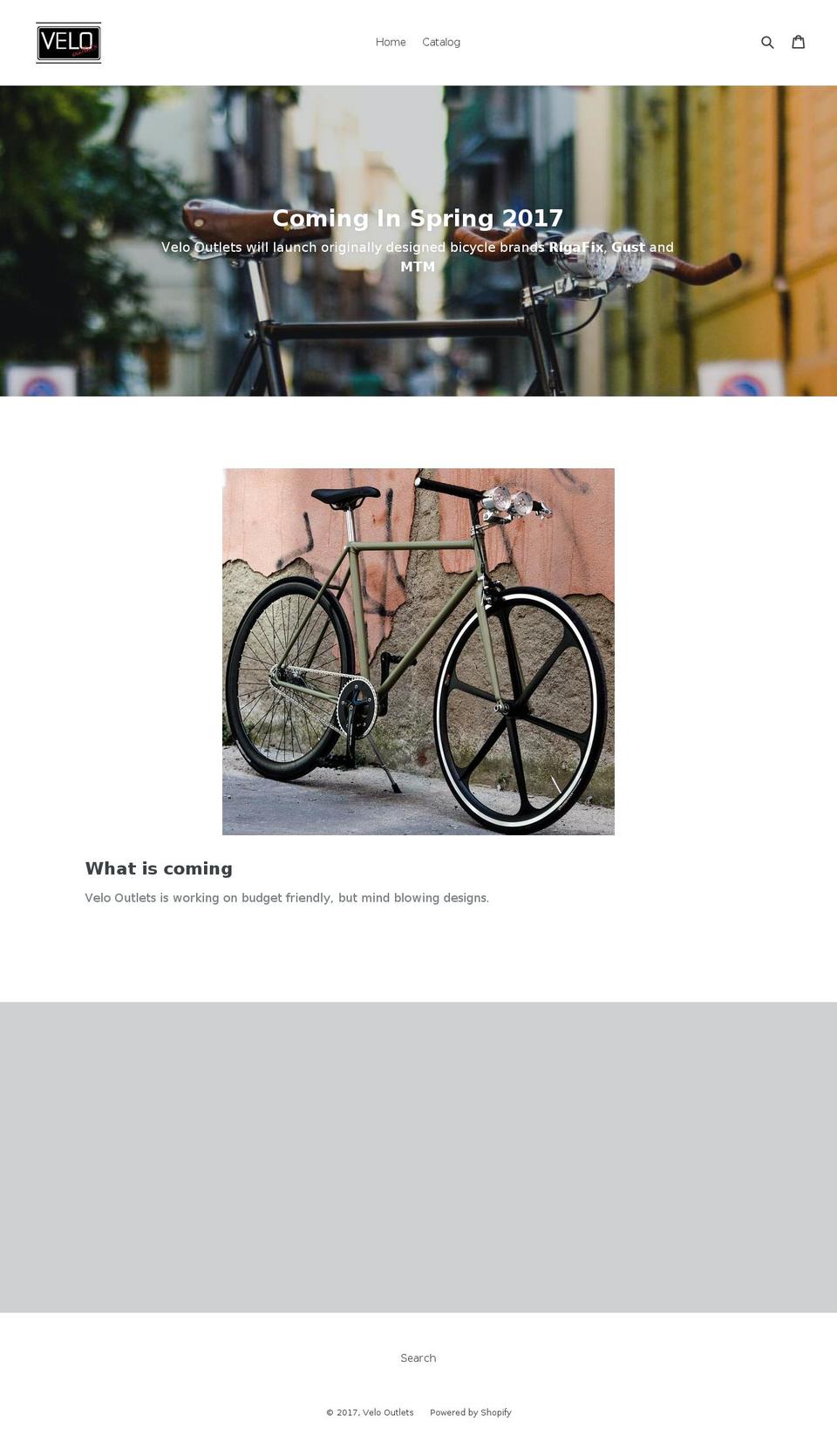 velooutlets.com shopify website screenshot