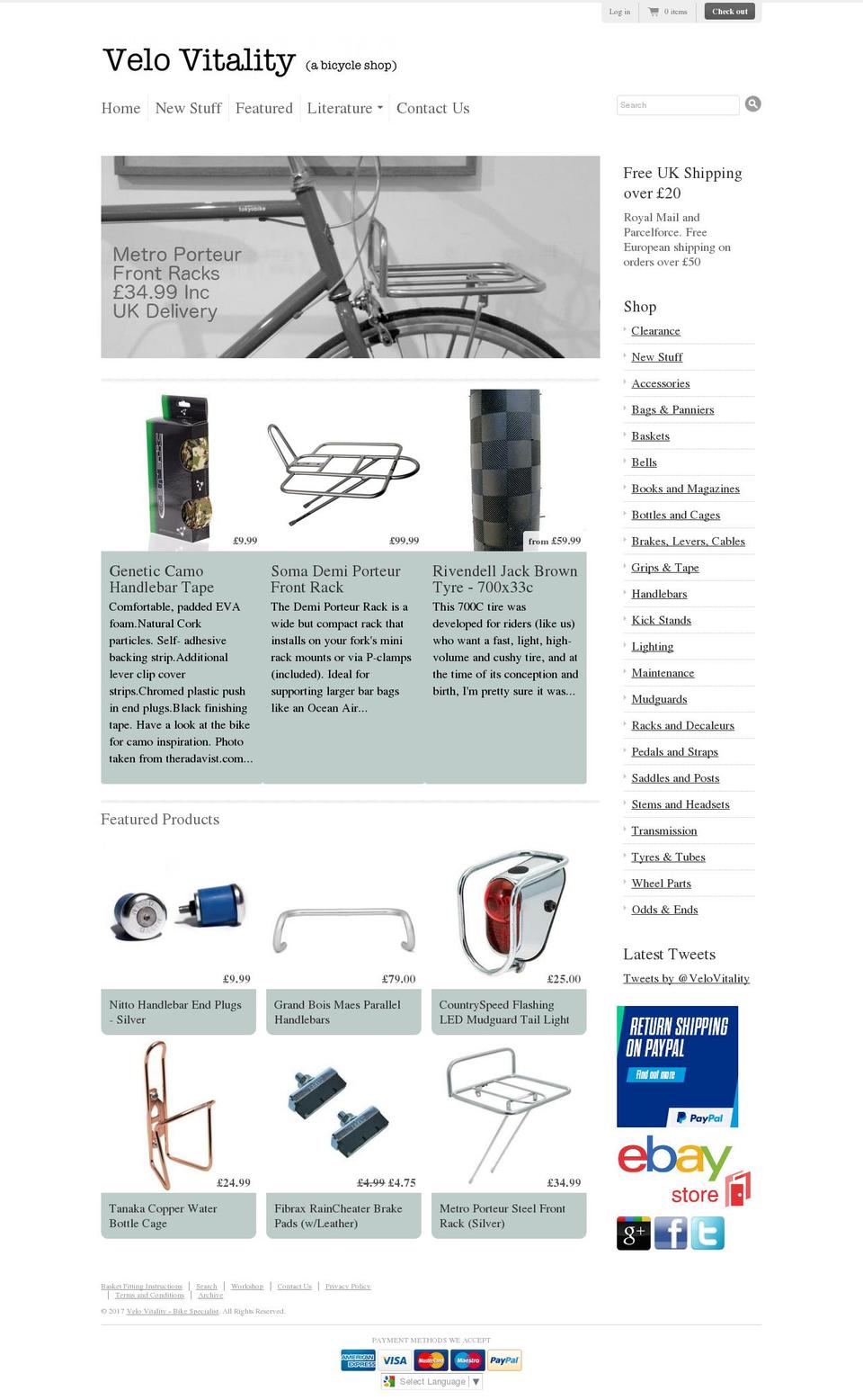 velovitality.com shopify website screenshot
