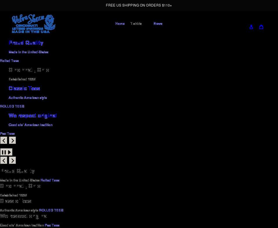 velvasheen.com shopify website screenshot