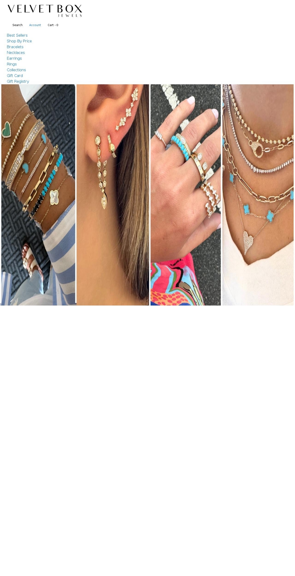 velvetboxnj.com shopify website screenshot