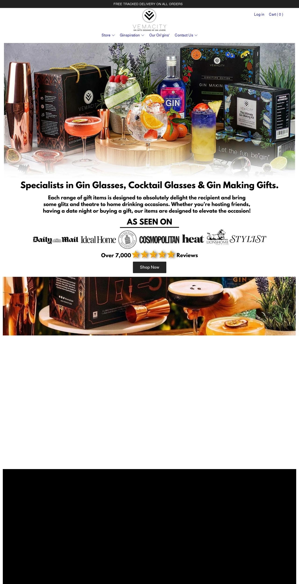 vemacity.com shopify website screenshot