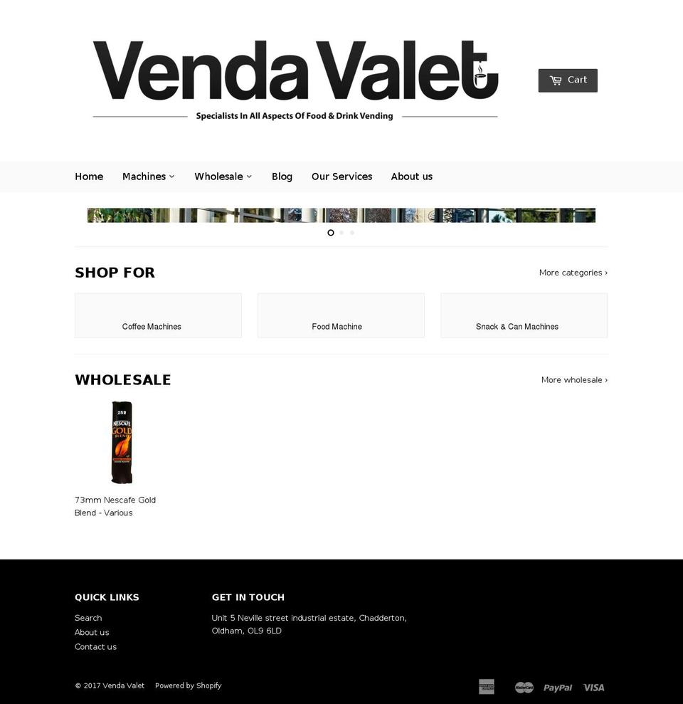 vendavalet.com shopify website screenshot