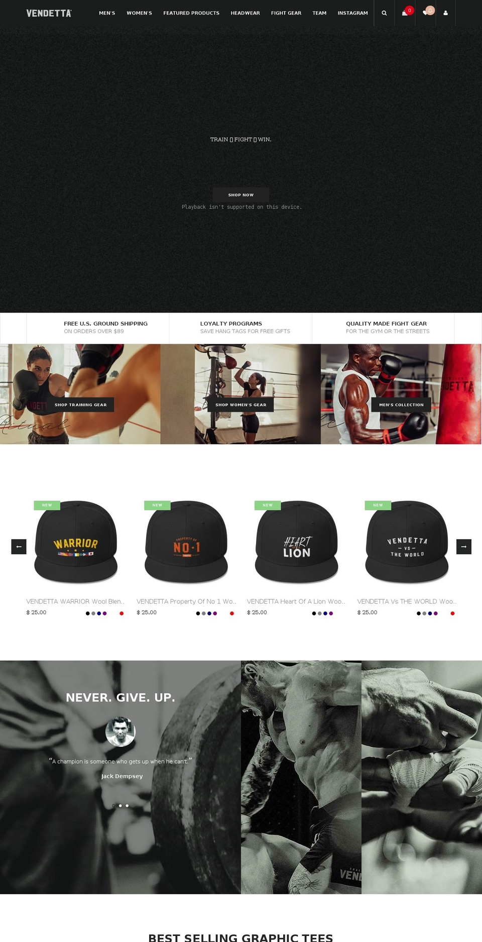 brilliant-home2 Shopify theme site example vendettaclothing.com