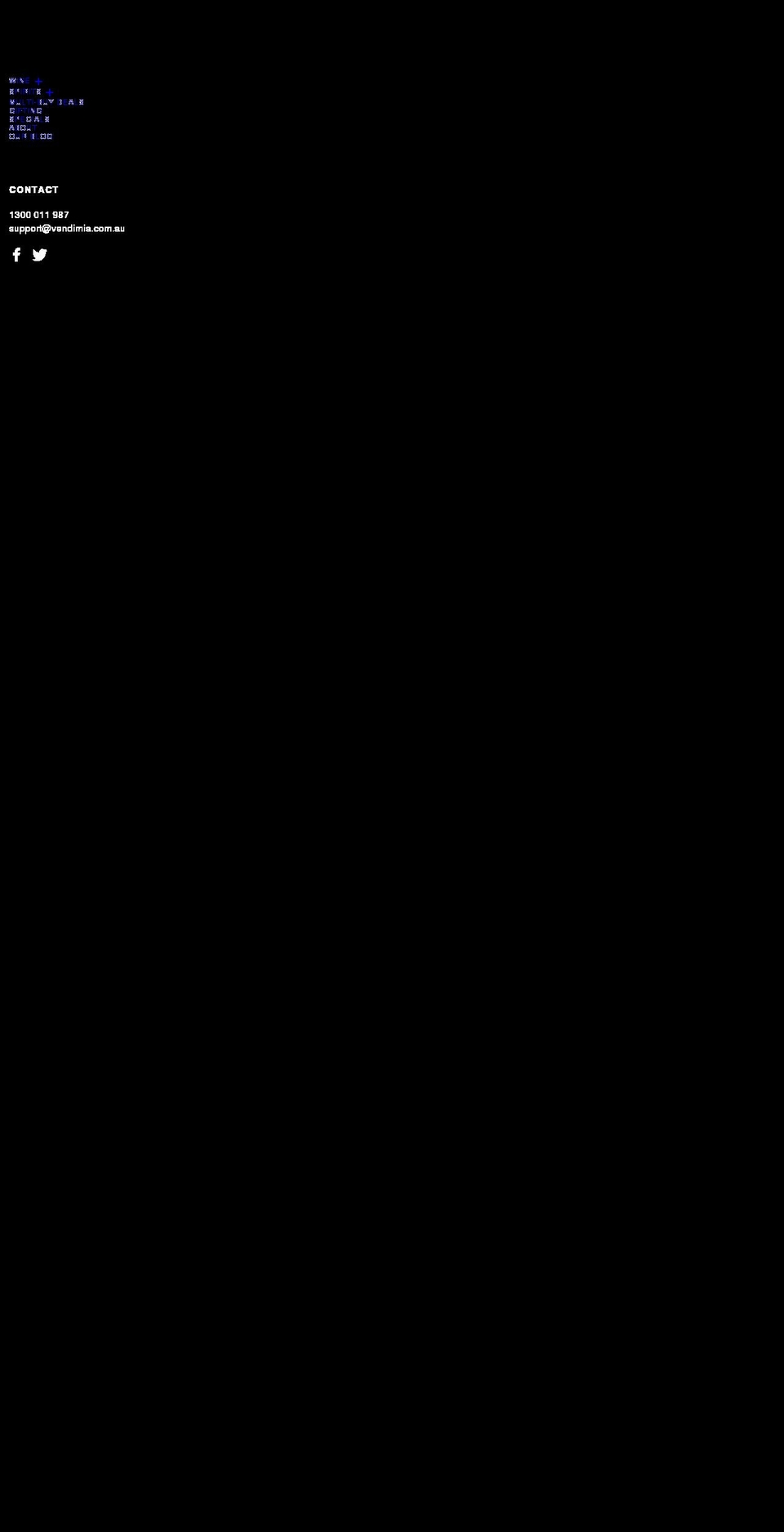 vendimia.com.au shopify website screenshot