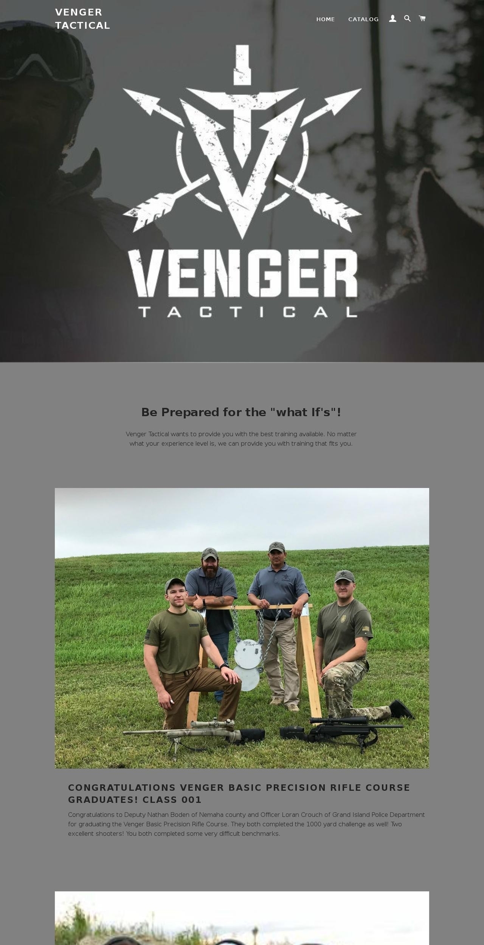 vengertactical.com shopify website screenshot