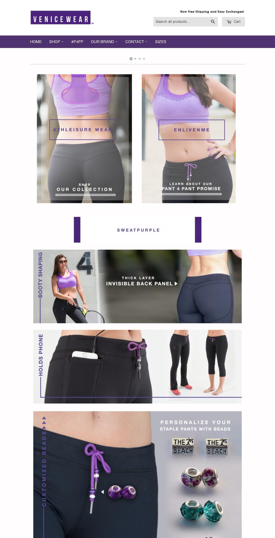 venicewear.com shopify website screenshot