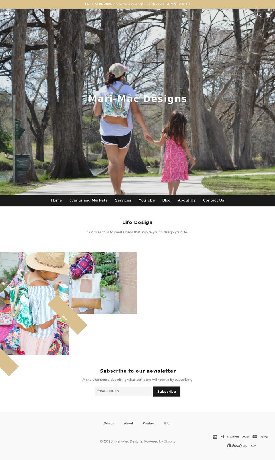 venicewilliams.com — Shopify storefront screenshot