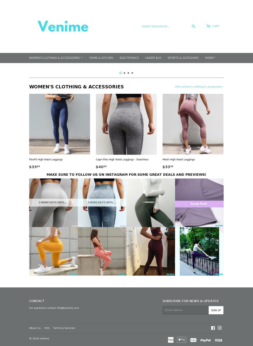 venime.com — Shopify storefront screenshot