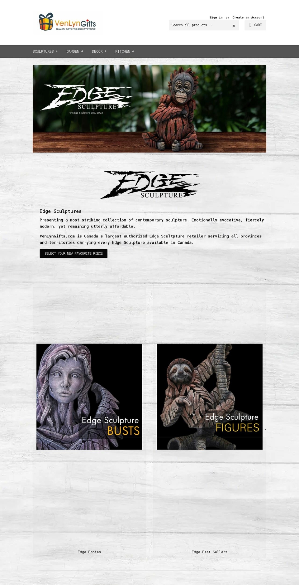 venlyngifts.com shopify website screenshot