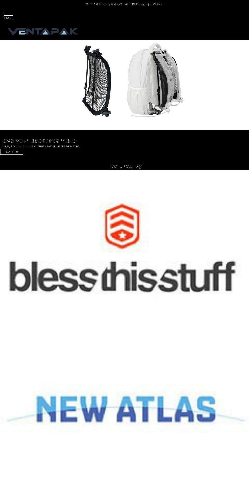 ventapak.com shopify website screenshot
