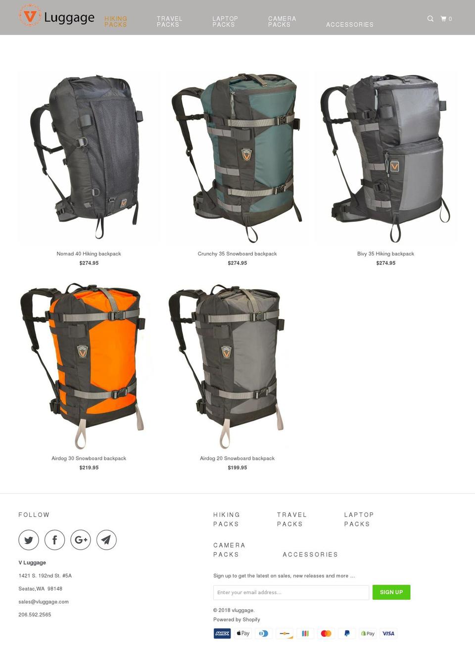 shopify-theme-3-18 Shopify theme site example venterrabackpacks.com