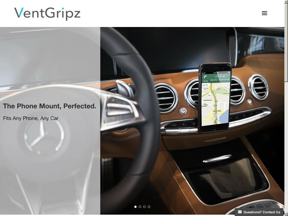 ventgrips.com shopify website screenshot