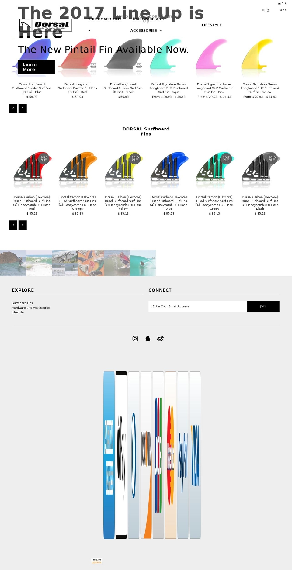 ventralfin.com shopify website screenshot