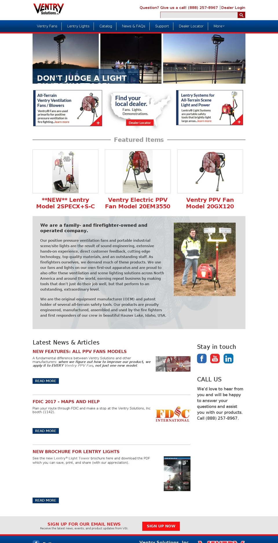 ventry.com shopify website screenshot