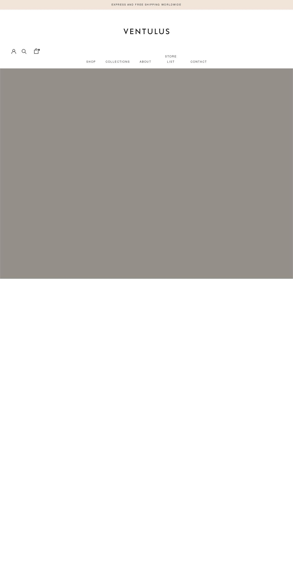 ventulusofficial.com shopify website screenshot