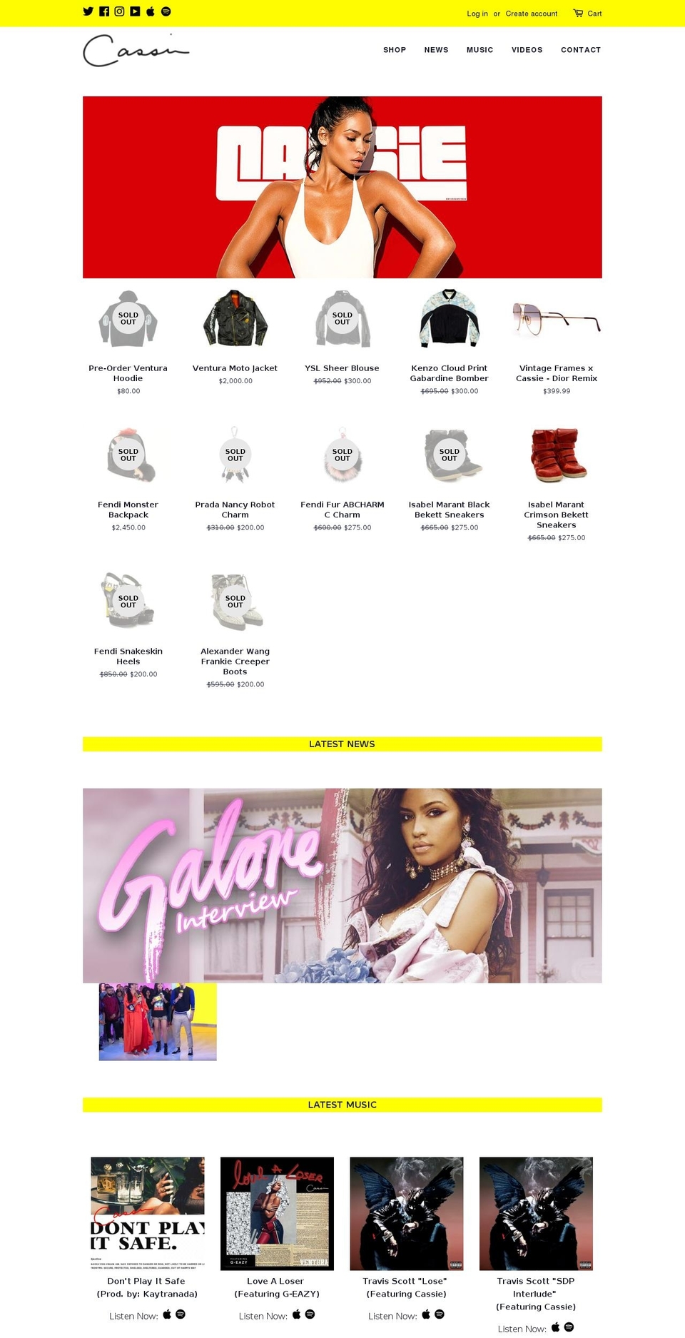 ventura.vip shopify website screenshot