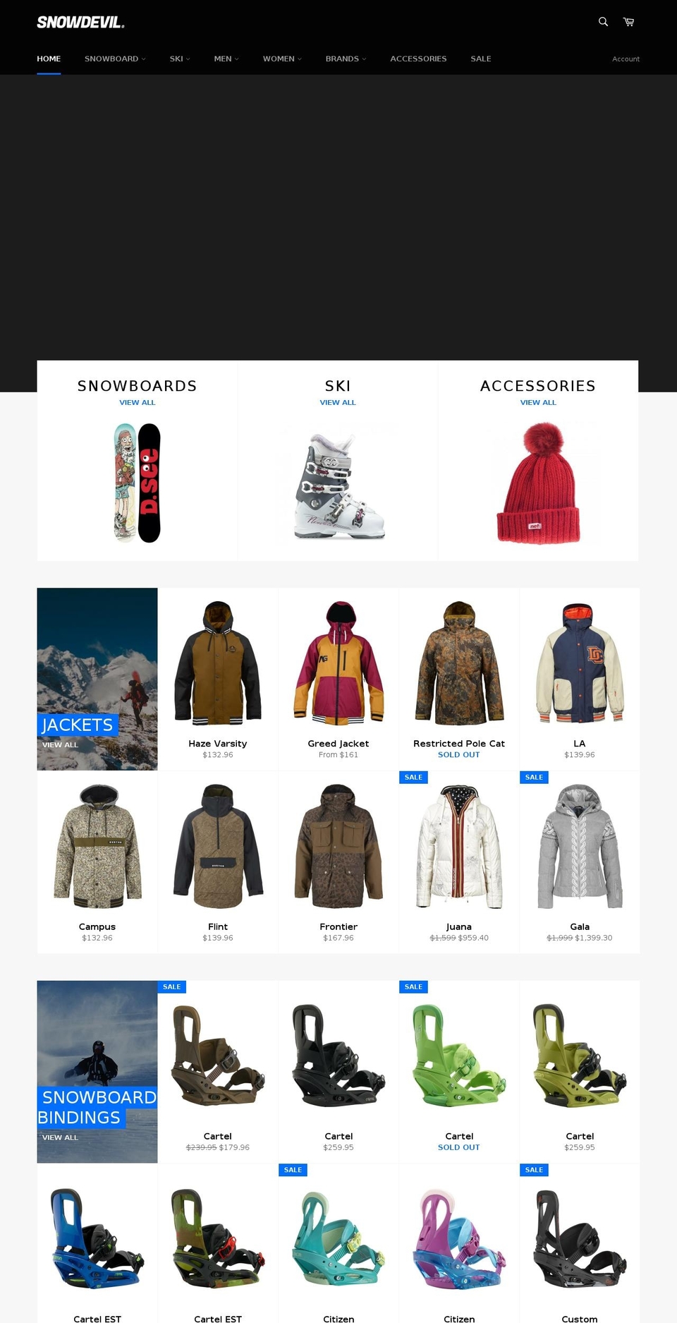 venture-theme-snowboards.myshopify.com shopify website screenshot