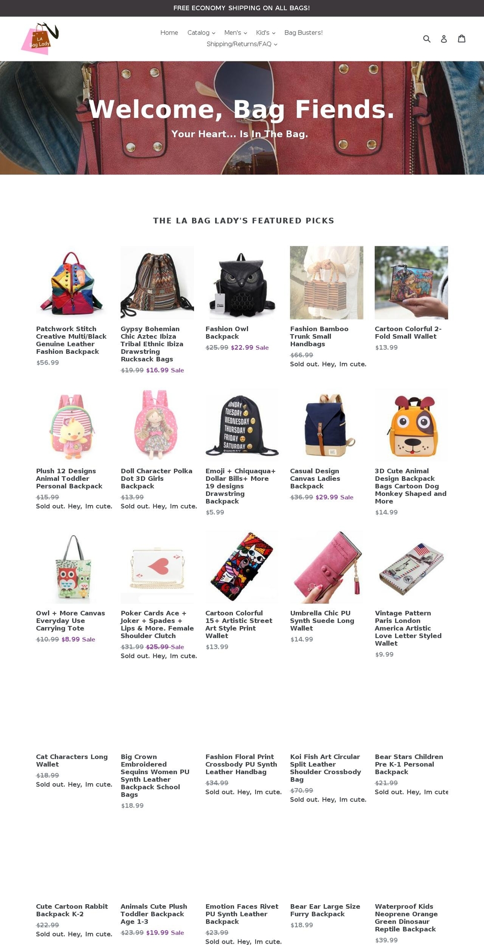 ventureluminari.com — Shopify storefront screenshot