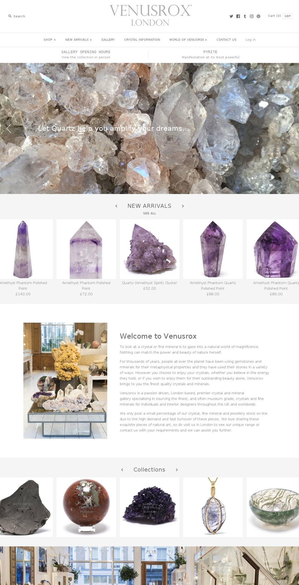 venusrox.com shopify website screenshot