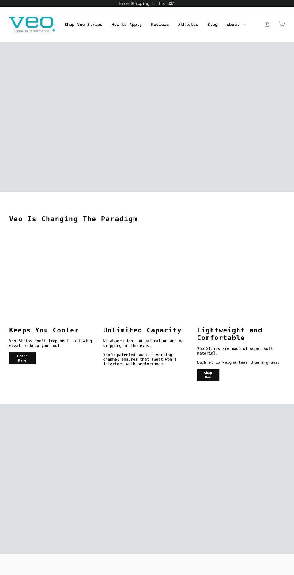 veostrip.com shopify website screenshot