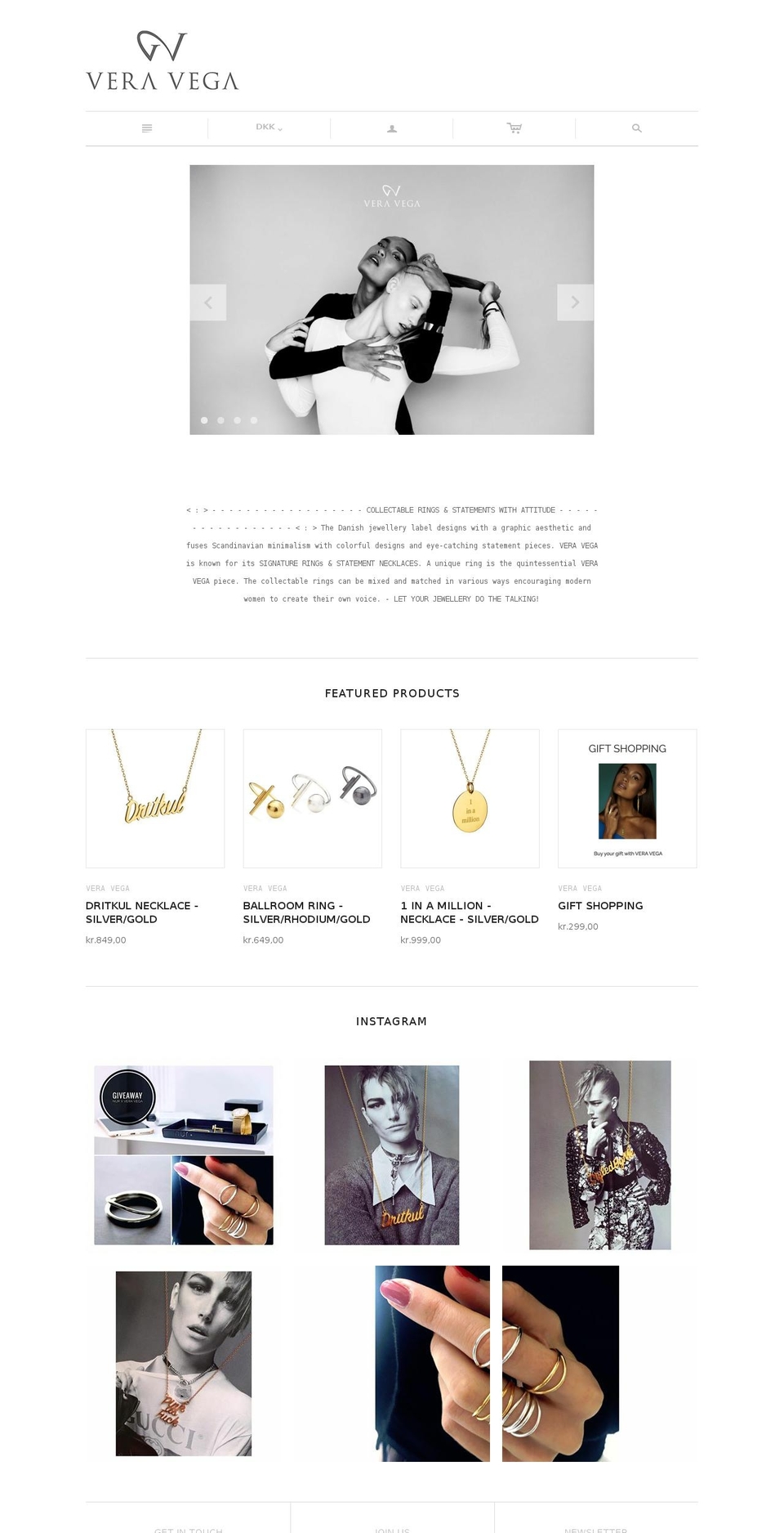 veravega.com shopify website screenshot