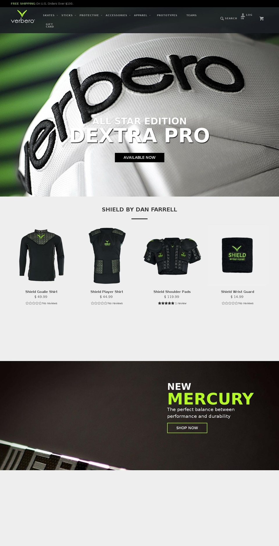 verbero.com shopify website screenshot