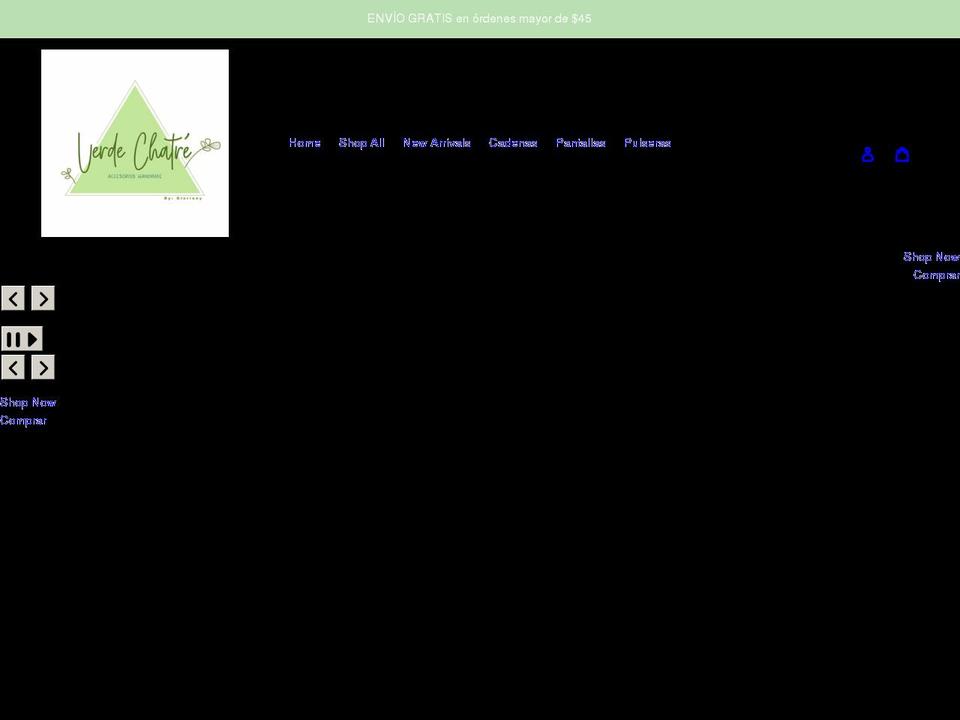 verdechatre.com shopify website screenshot