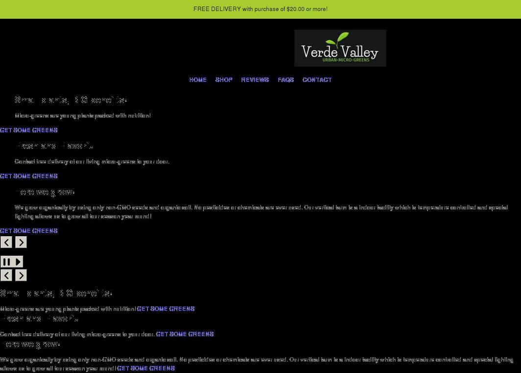 verdevalleymicros.com shopify website screenshot
