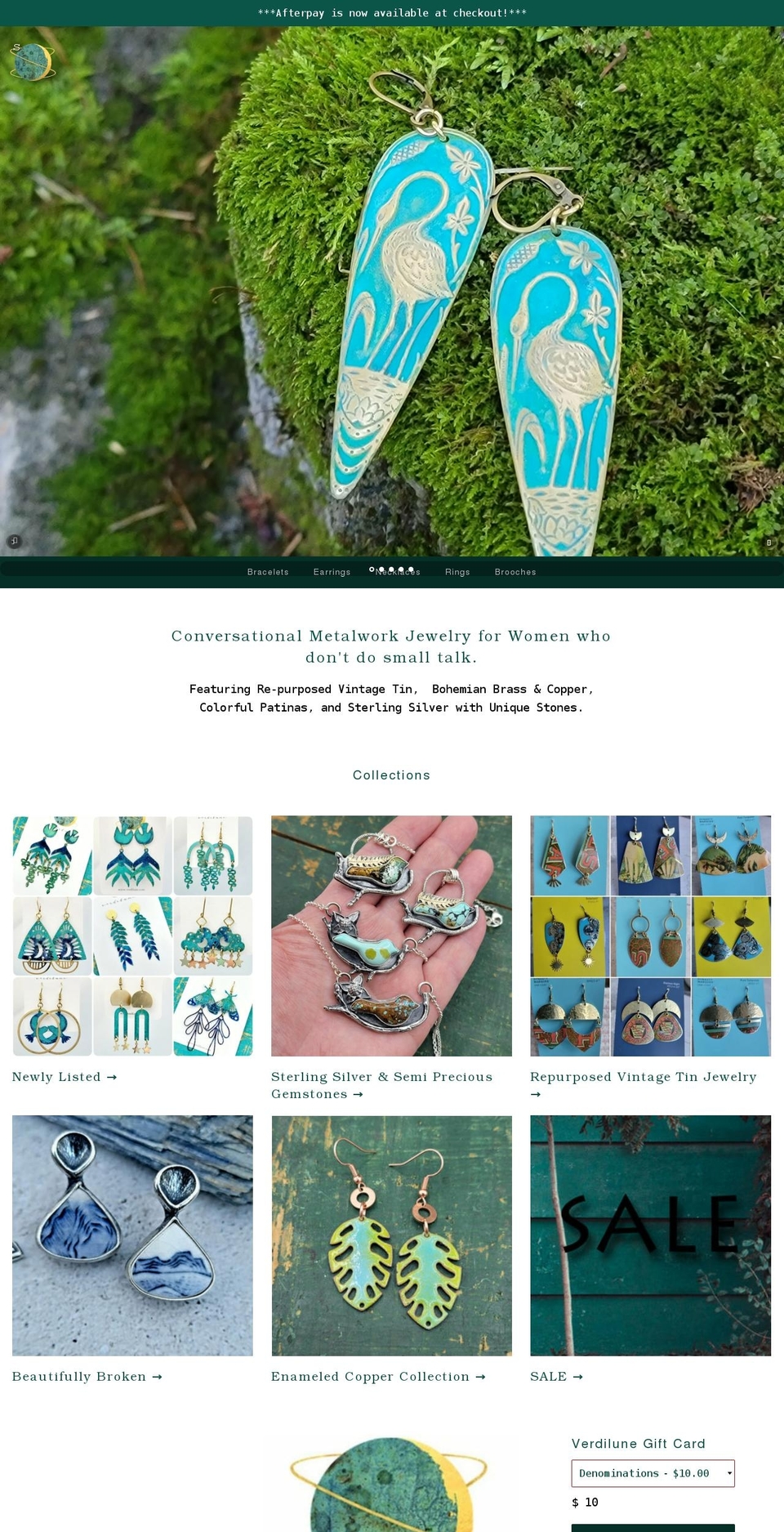 verdilune.com shopify website screenshot