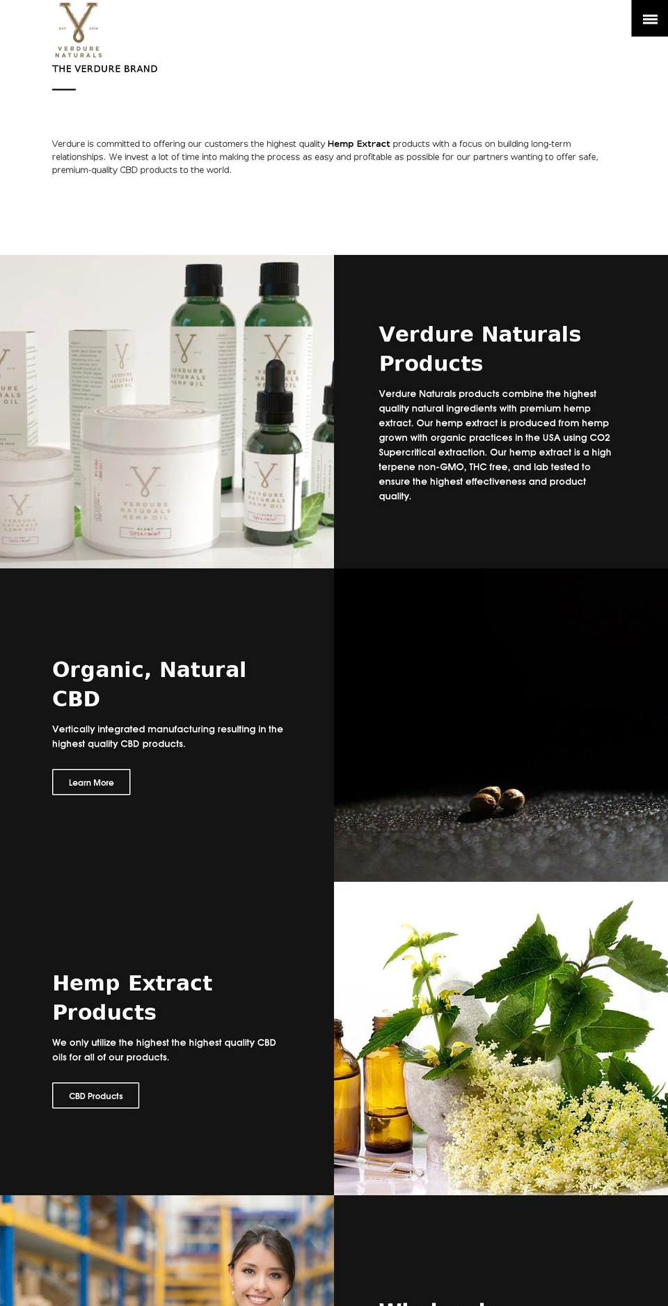 verdurenaturals.com — Shopify storefront screenshot