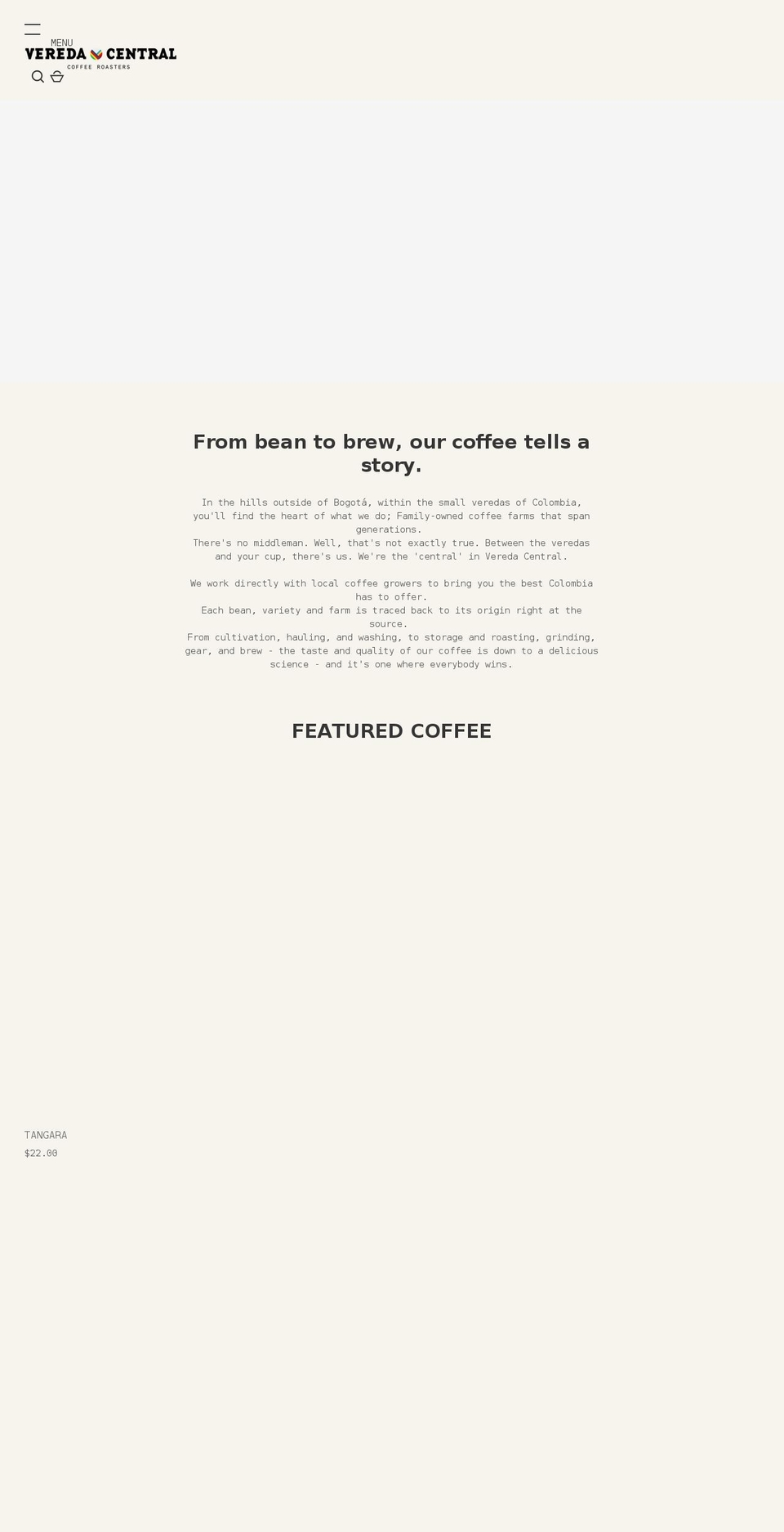 veredacentral.ca shopify website screenshot