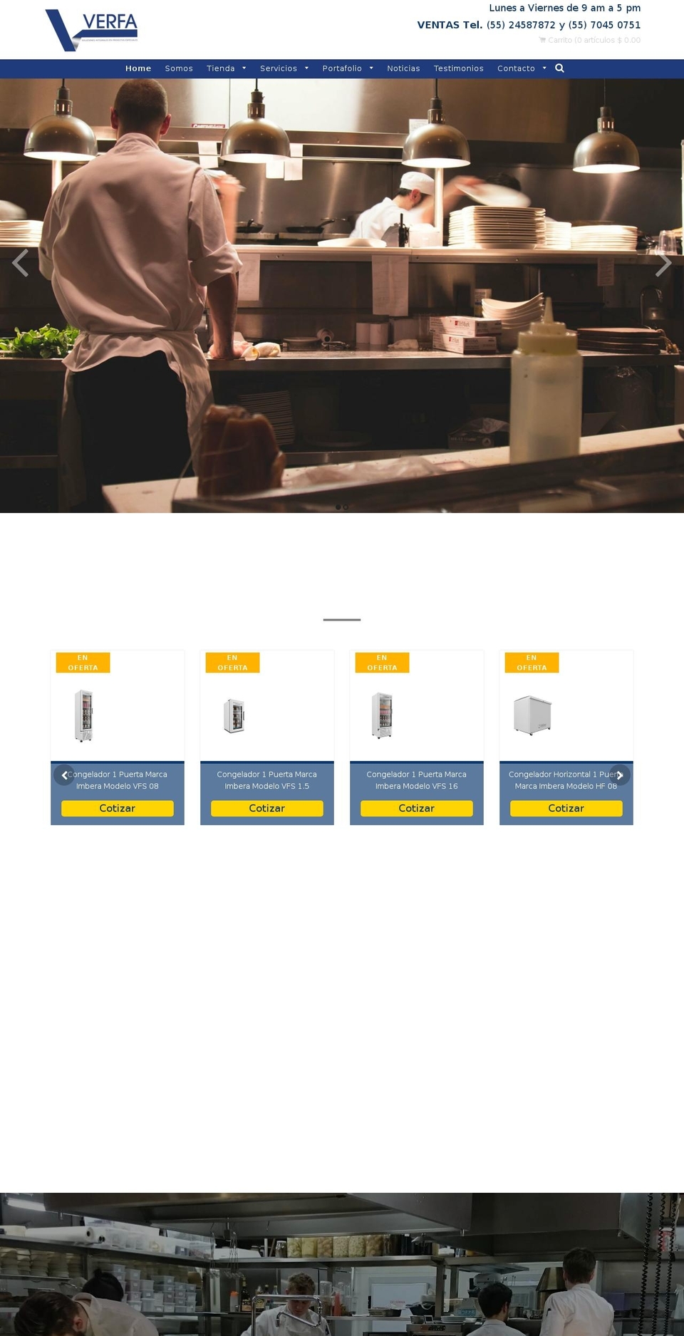 verfa.com.mx shopify website screenshot