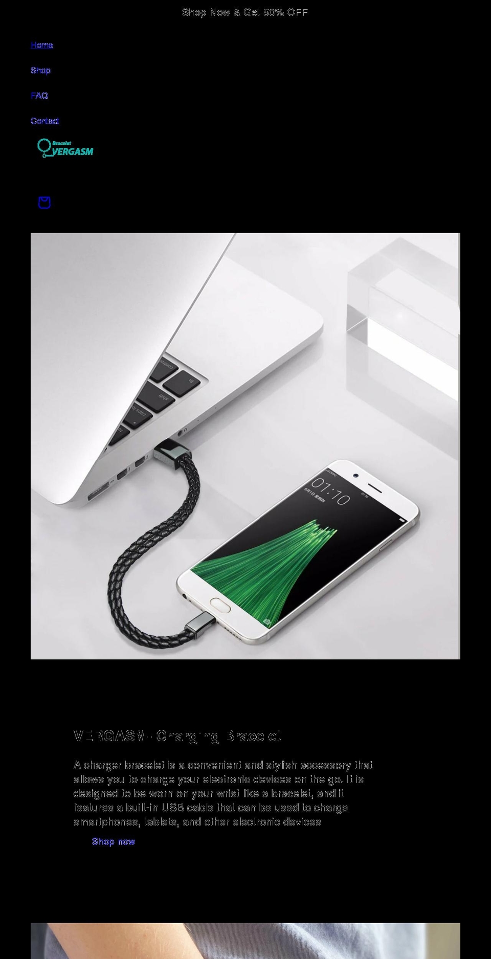 vergasm.com shopify website screenshot