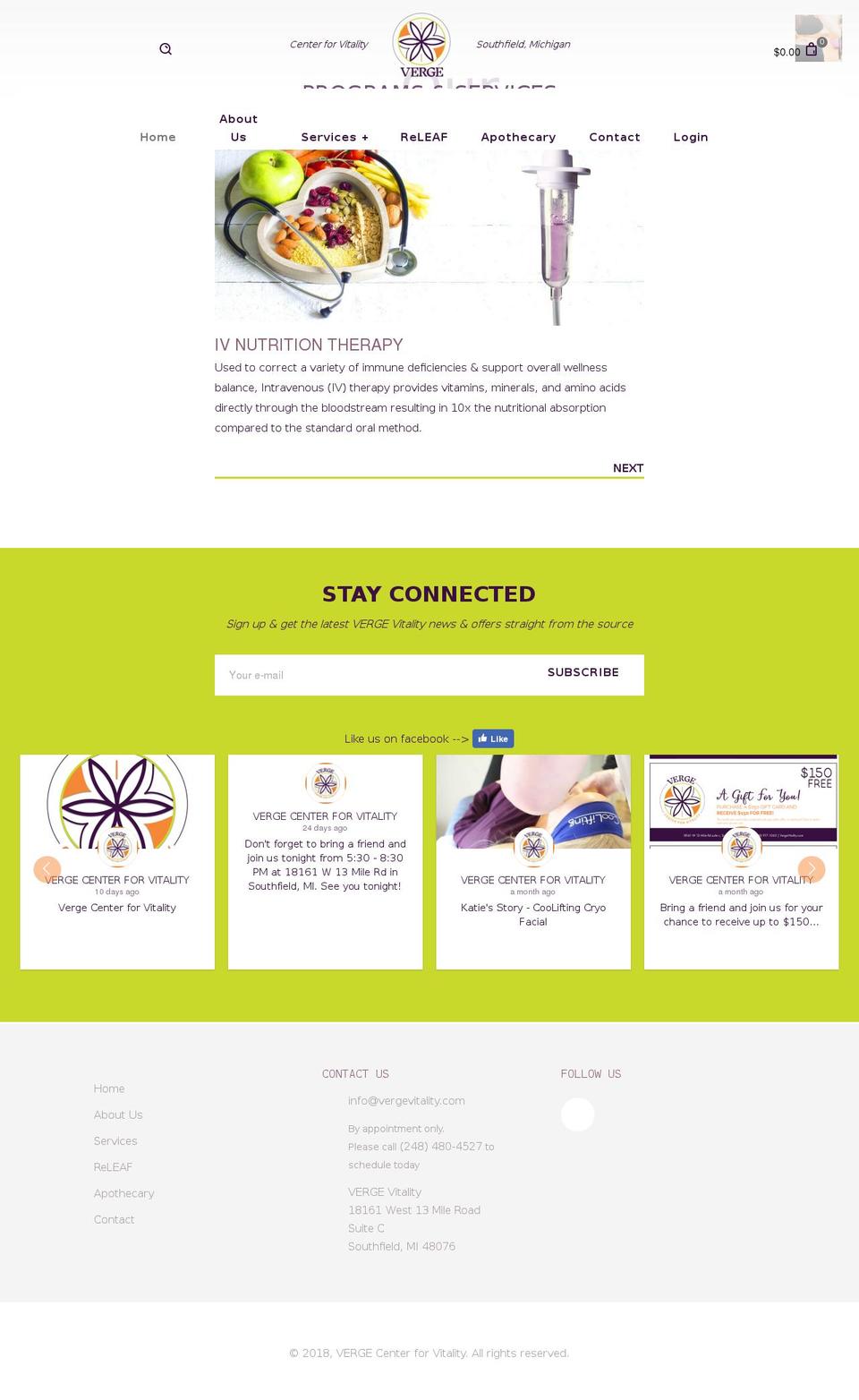 foodly-theme-v1-7-10 Shopify theme site example vergevitality.com