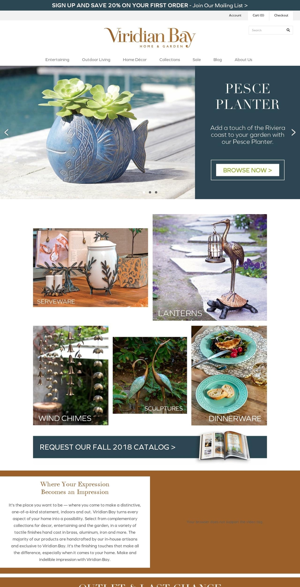 veridianbay.com shopify website screenshot