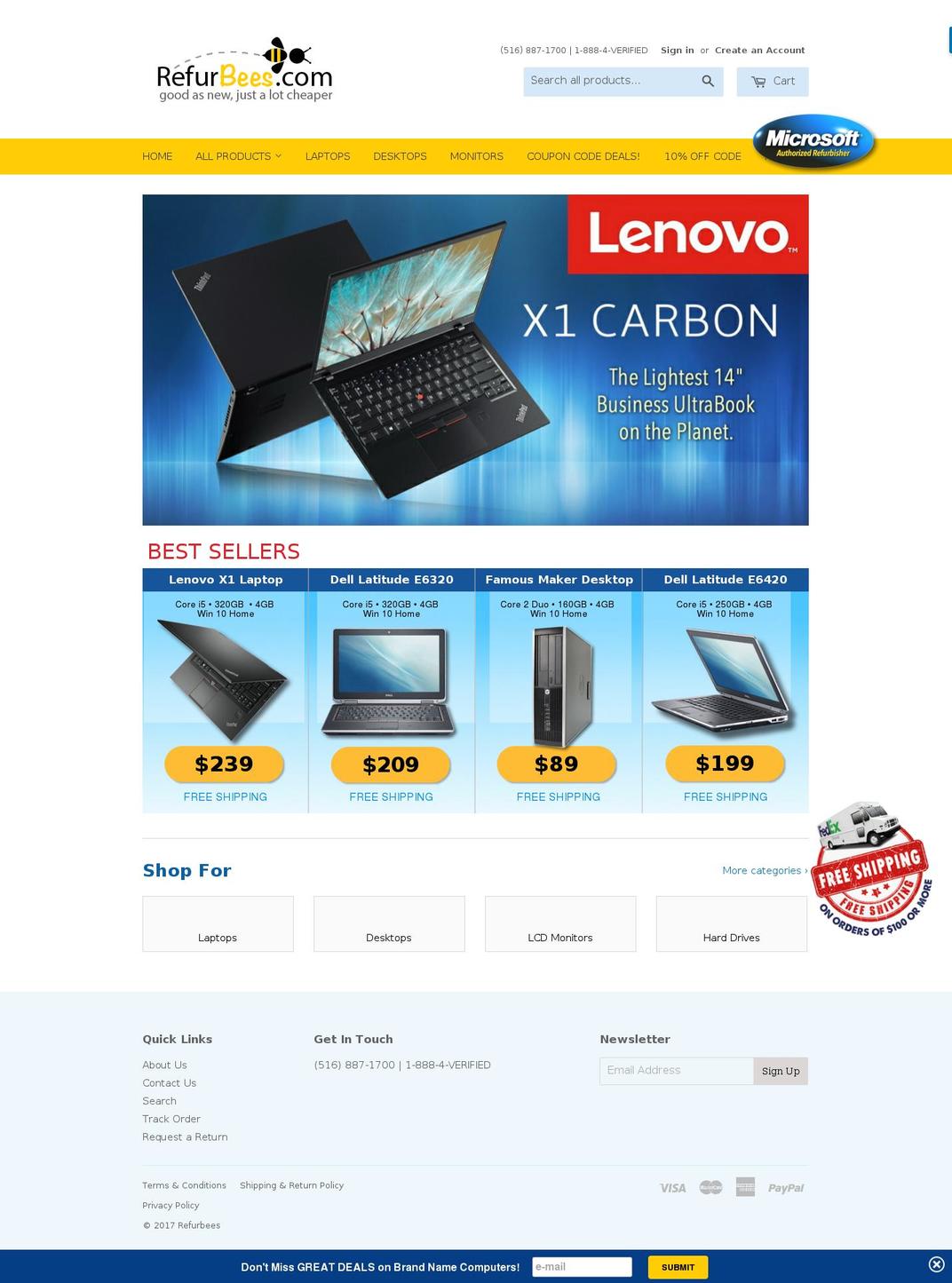 verifiedpc.com shopify website screenshot