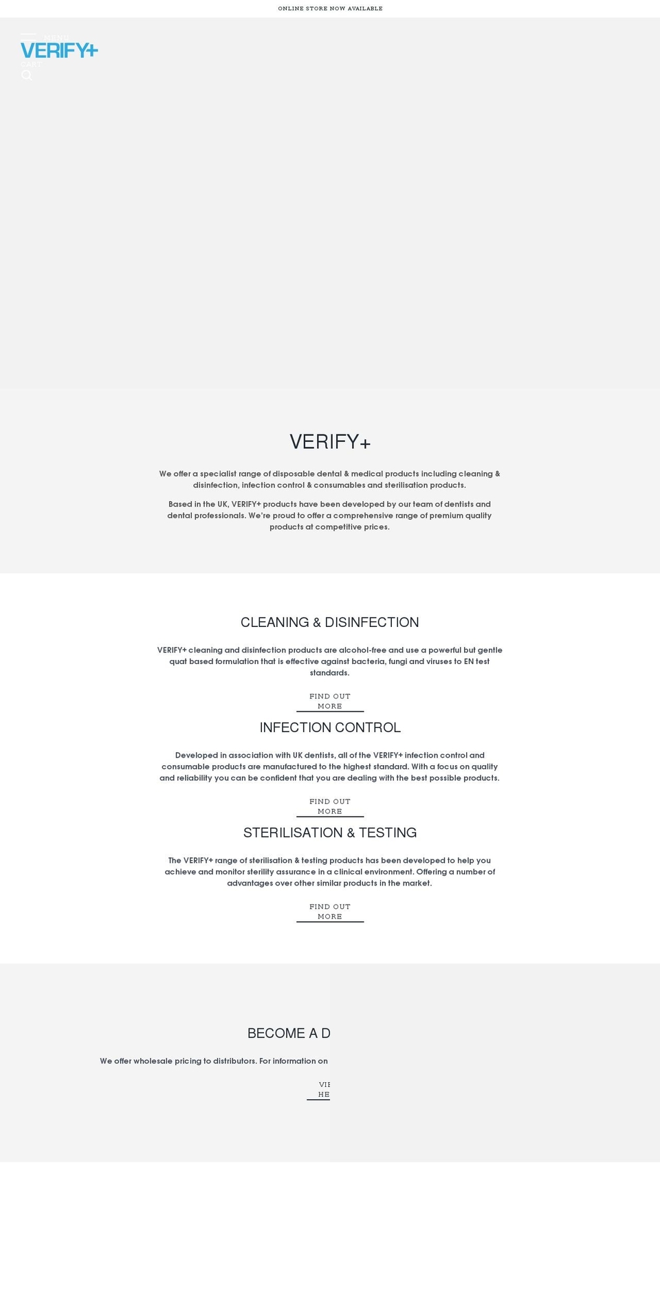 verifydental.com shopify website screenshot
