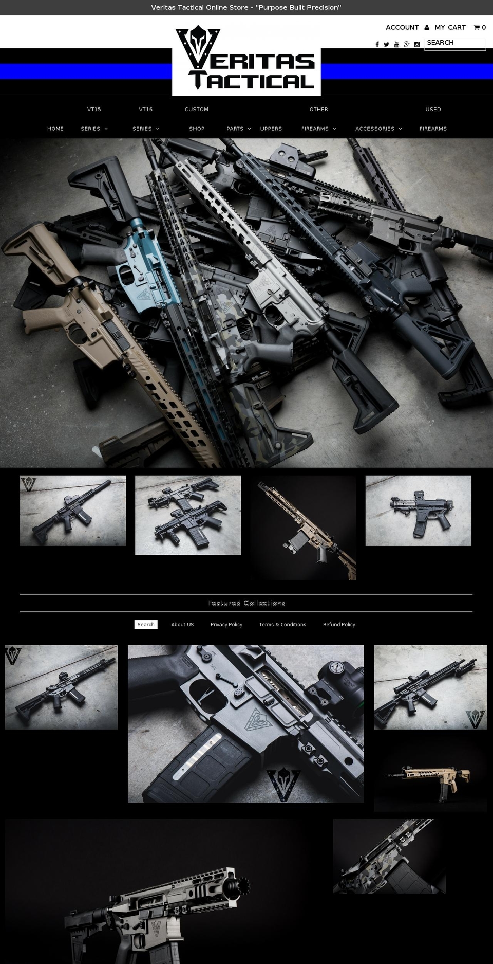 veritastactical.com shopify website screenshot