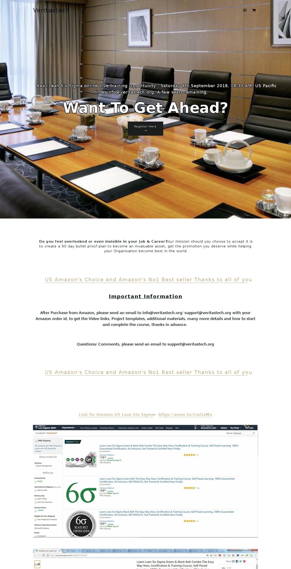 veritastech.org shopify website screenshot