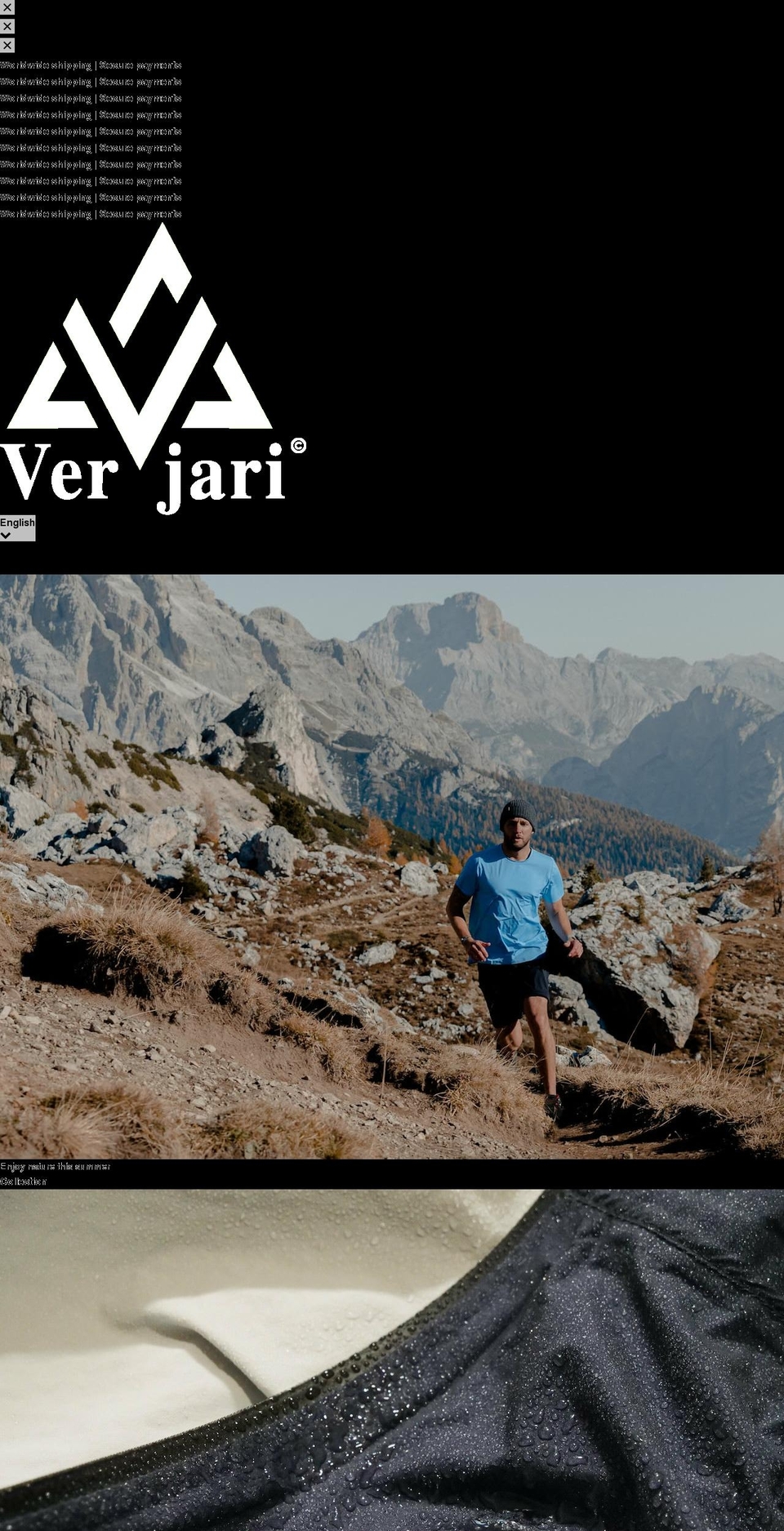 verjari.com — Shopify storefront screenshot