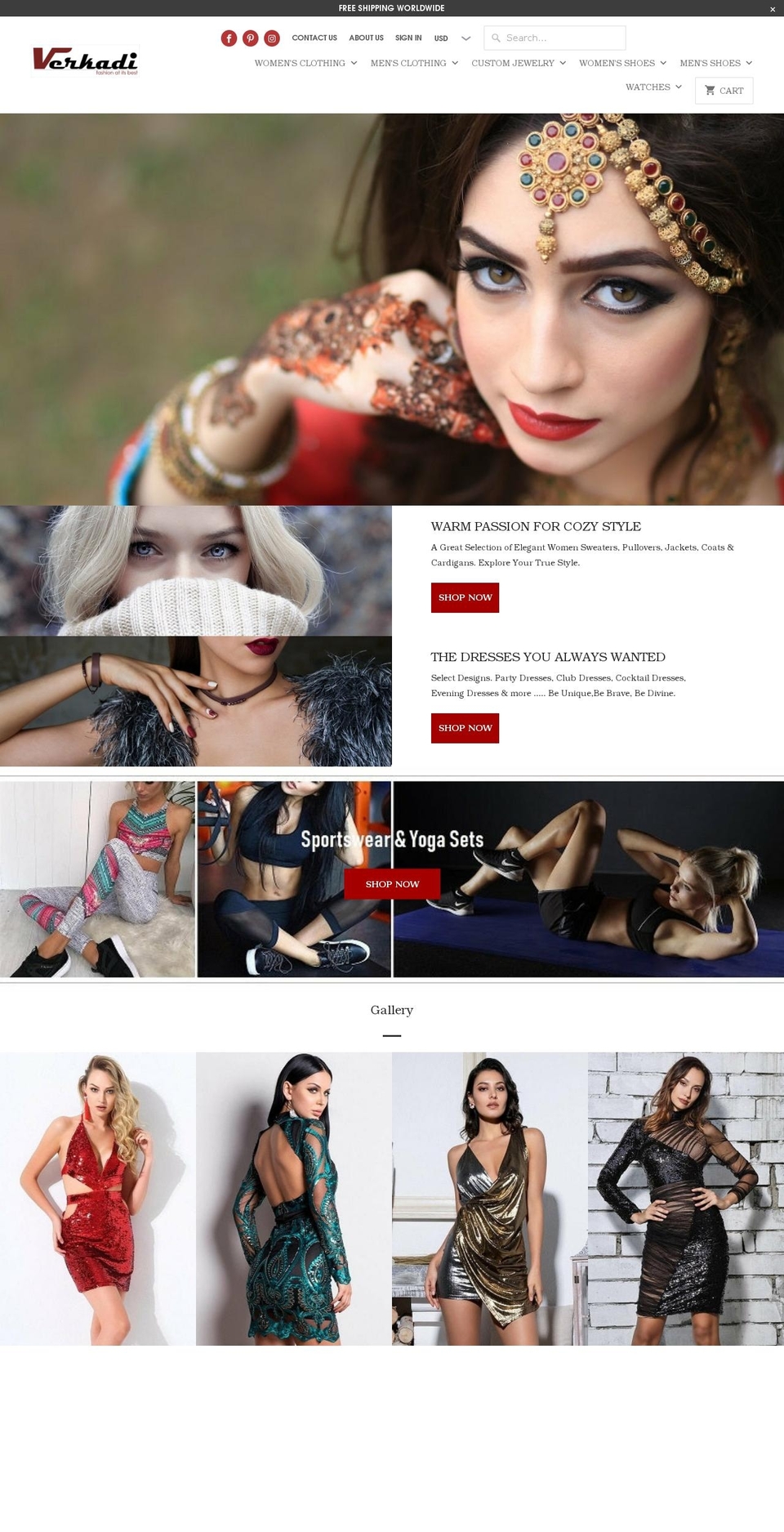 verkadi.com shopify website screenshot