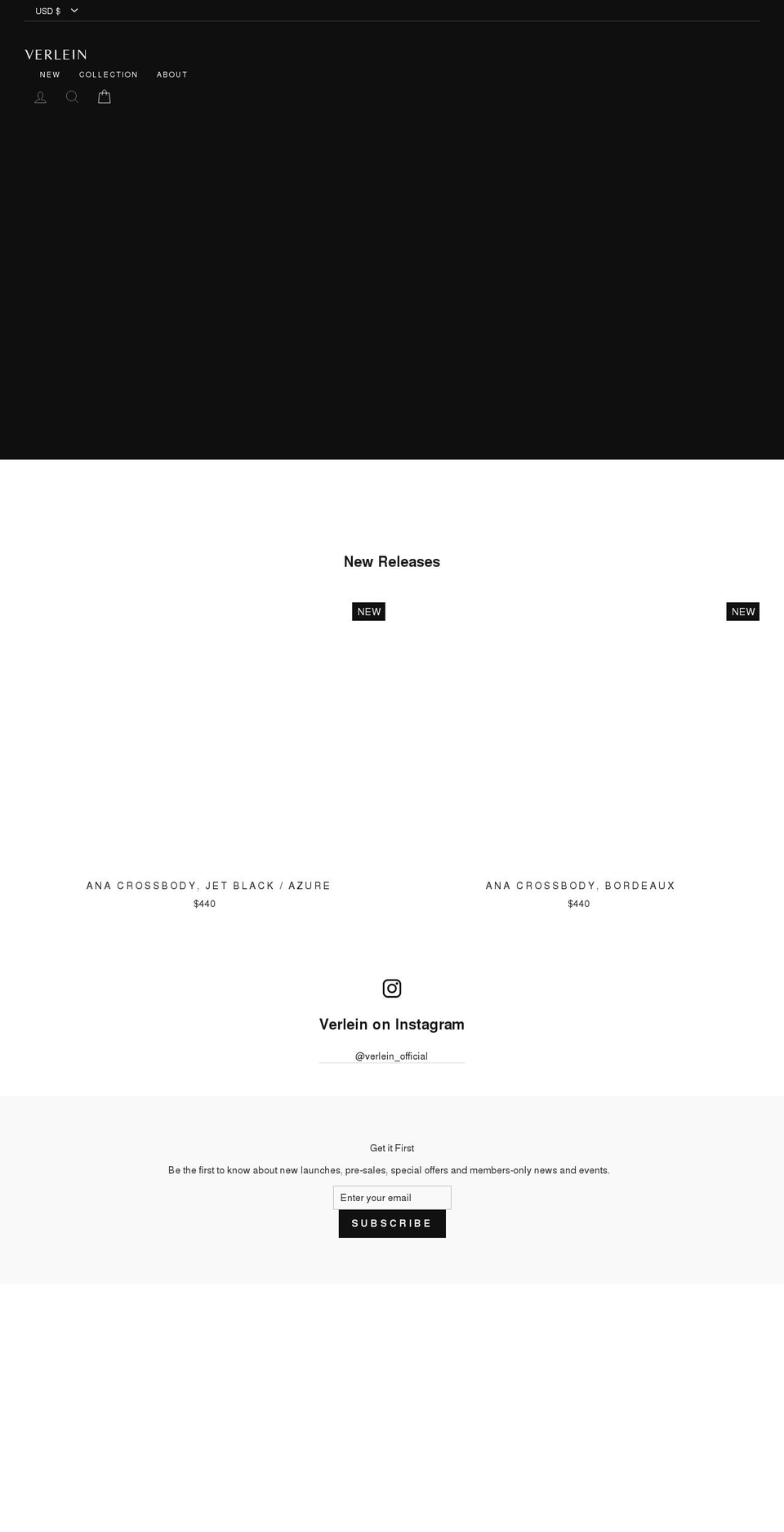 verlein.com — Shopify storefront screenshot