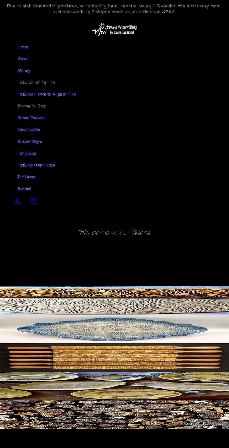 vermontpotteryworks.com shopify website screenshot