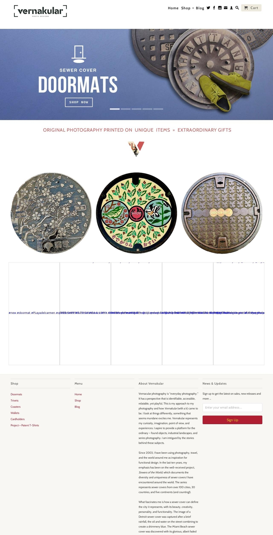 vernakularphoto.com — Shopify storefront screenshot