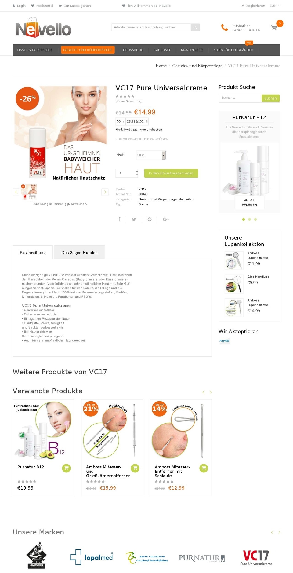 vernixcaseosa.com shopify website screenshot