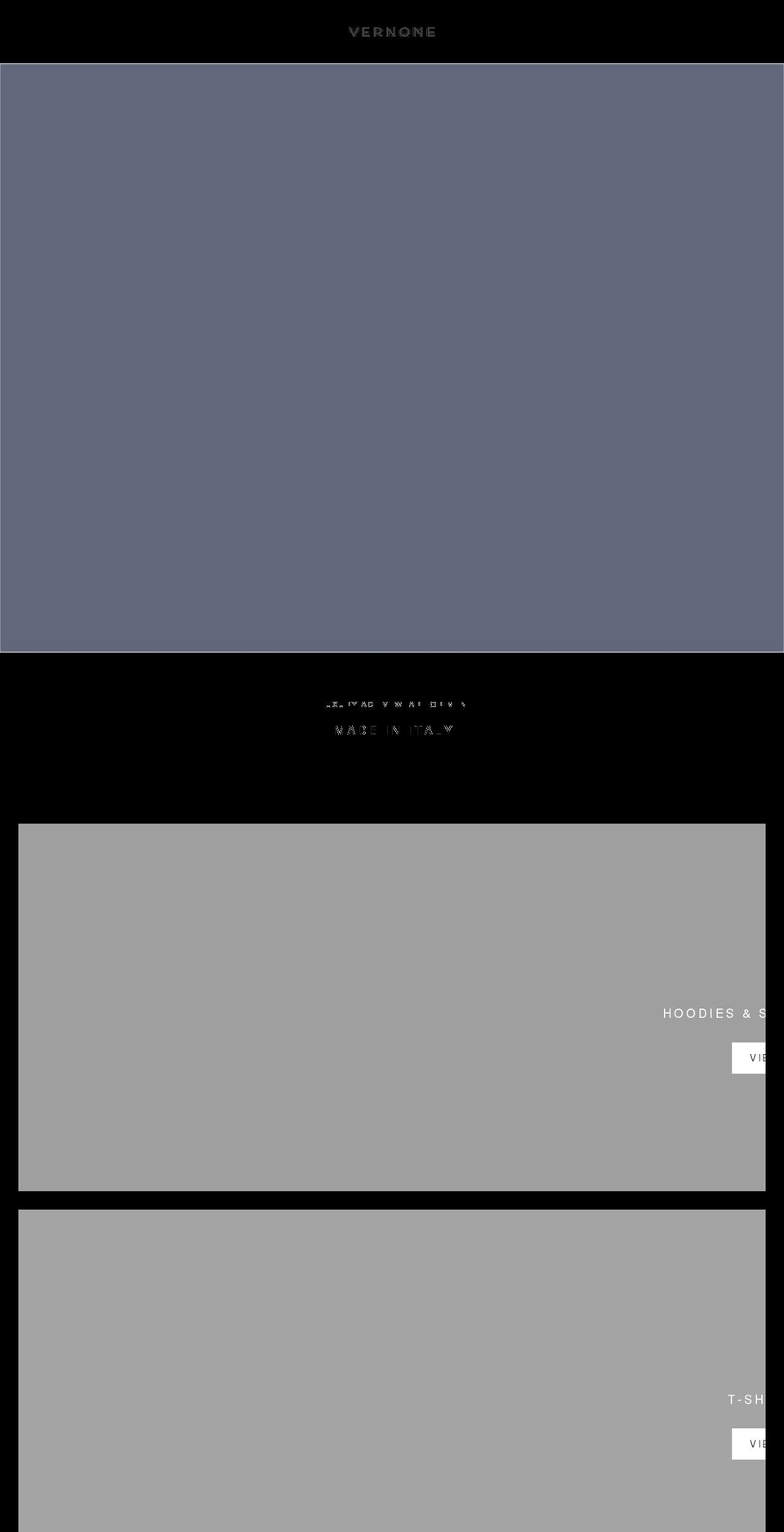 vernone.net shopify website screenshot